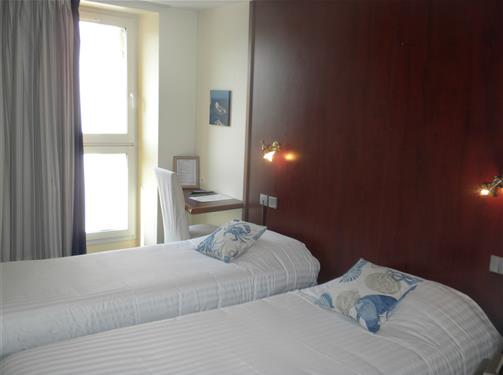 Chambre n°2 GROIX 1er étage vue rivière (8,85m²) - Hôtel Le Marin Auray