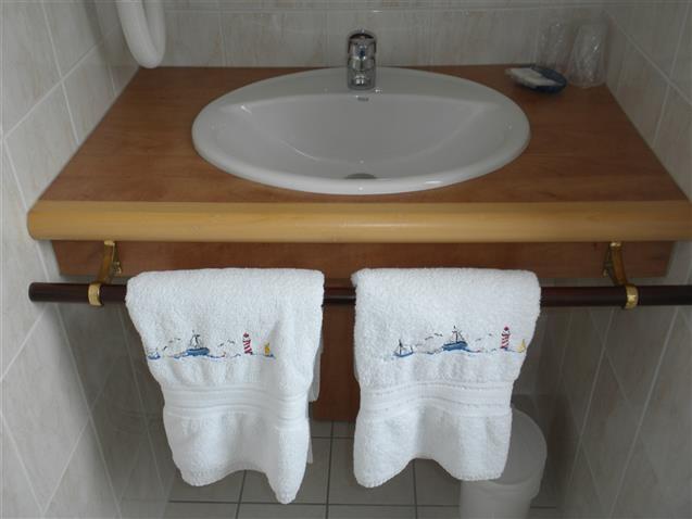 Chambre n°10 GAVRINIS salle d'eau privative - Hôtel Le Marin  Auray