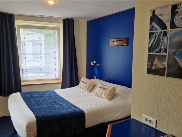 Chambre n°5 ILE AUX MOINES 1er étage, Lit 160, (11,45m²) - Hôtel Le Marin Auray