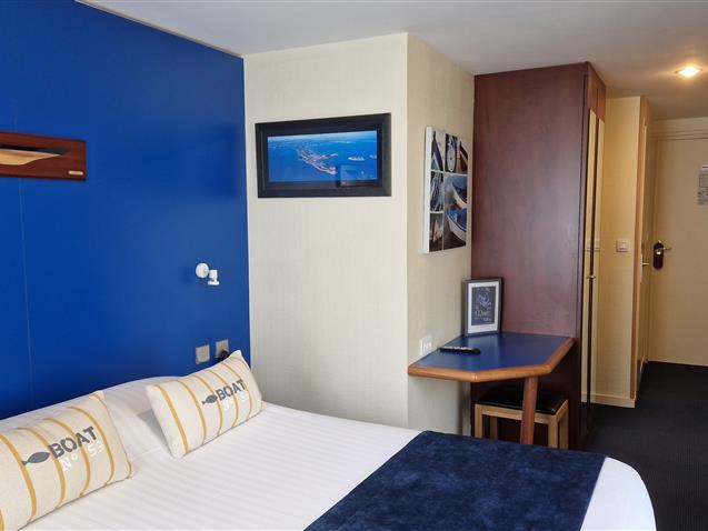 Chambre n°5 ILE AUX MOINES 1er étage, Lit 160, (11,45m²) - Hôtel Le Marin Auray