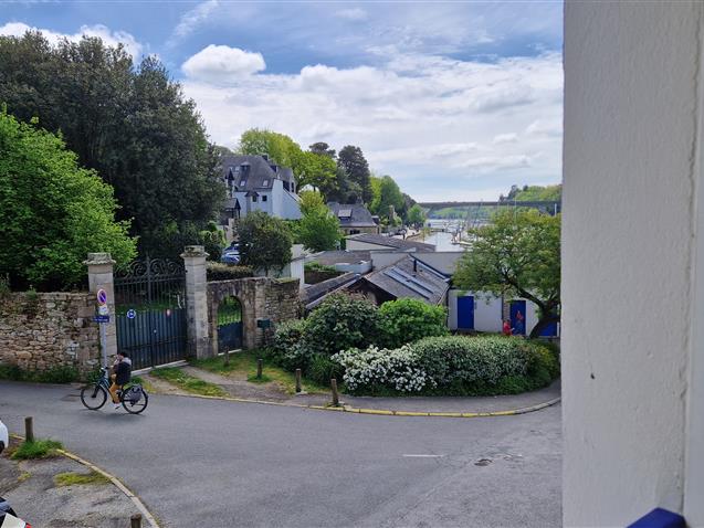 Chambre n°4, ARZ, 1er étage, vue - Hôtel Le Marin Auray