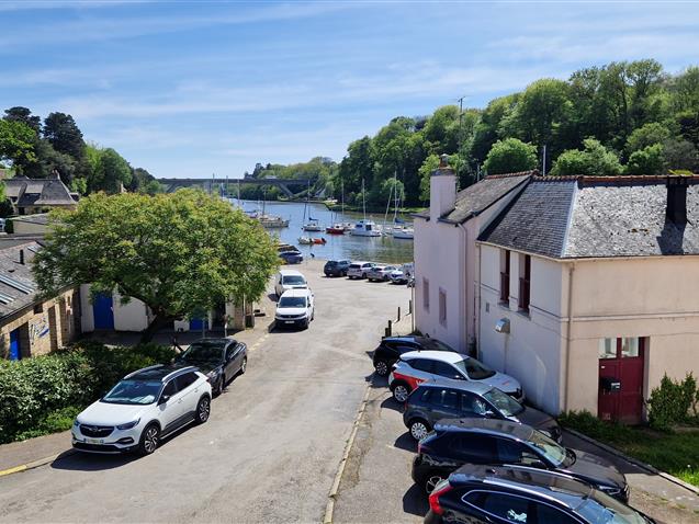 Chambre n°3 HOEDIC, vue rivière - Hôtel Le Marin Auray