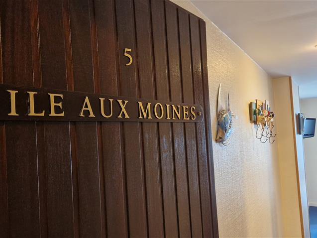 Chambre n°5 ILE AUX MOINES 1er étage, Lit 160, (11,45m²) - Hôtel Le Marin Auray