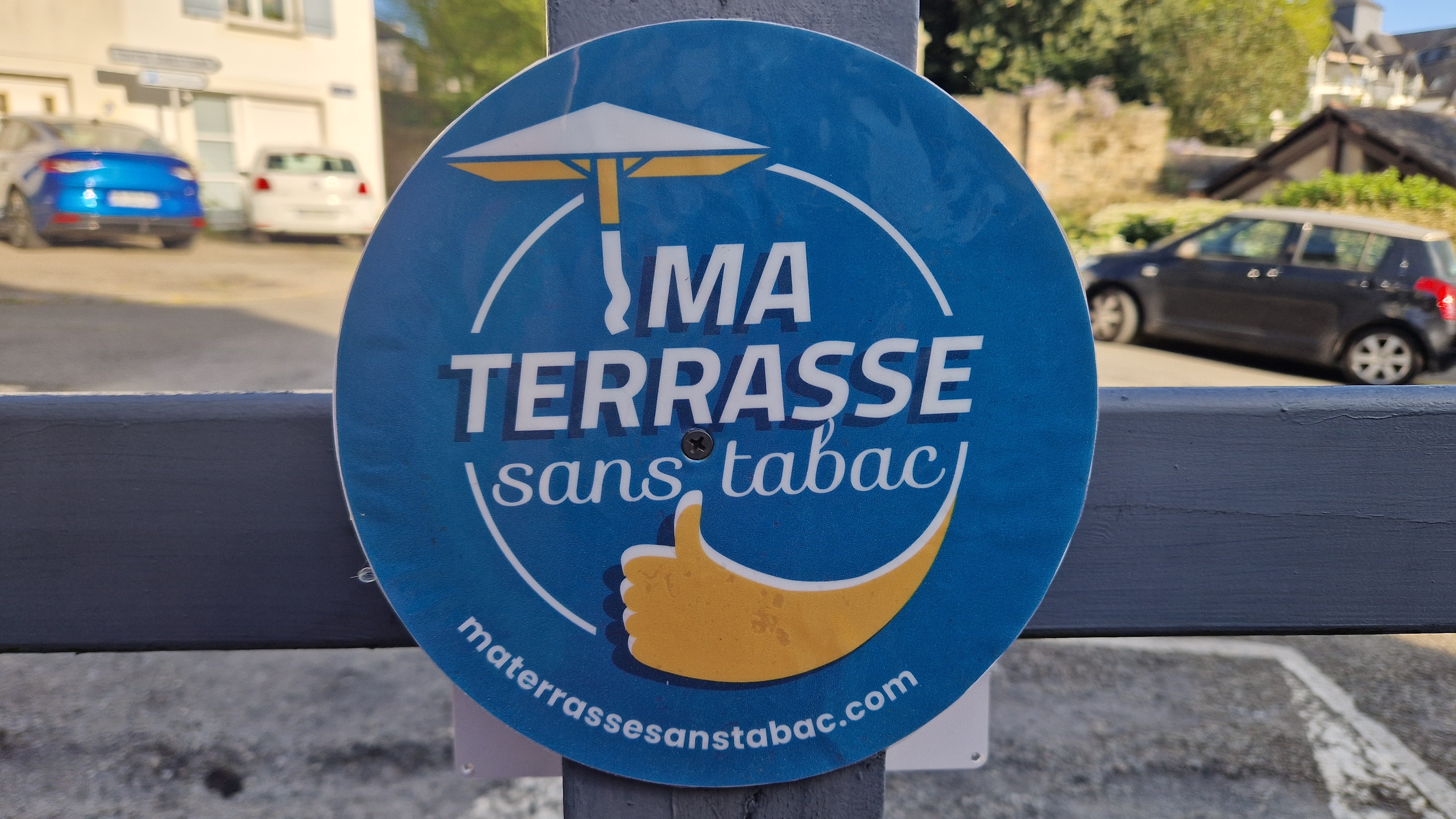 Hôtel le Marin Auray Saint Goustan Morbihan Bretagne - Ma terrasse sans Tabac